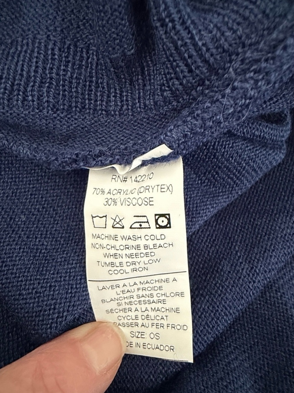 Mersea Deepwater Catalina Sweater OS - Picture 12 of 14